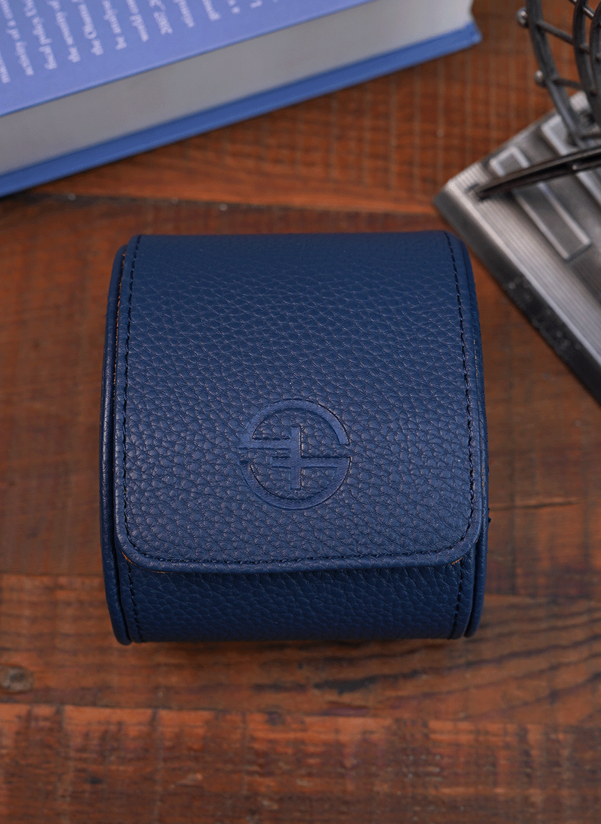 حافظة ساعة زرقاء – ساعة واحدة