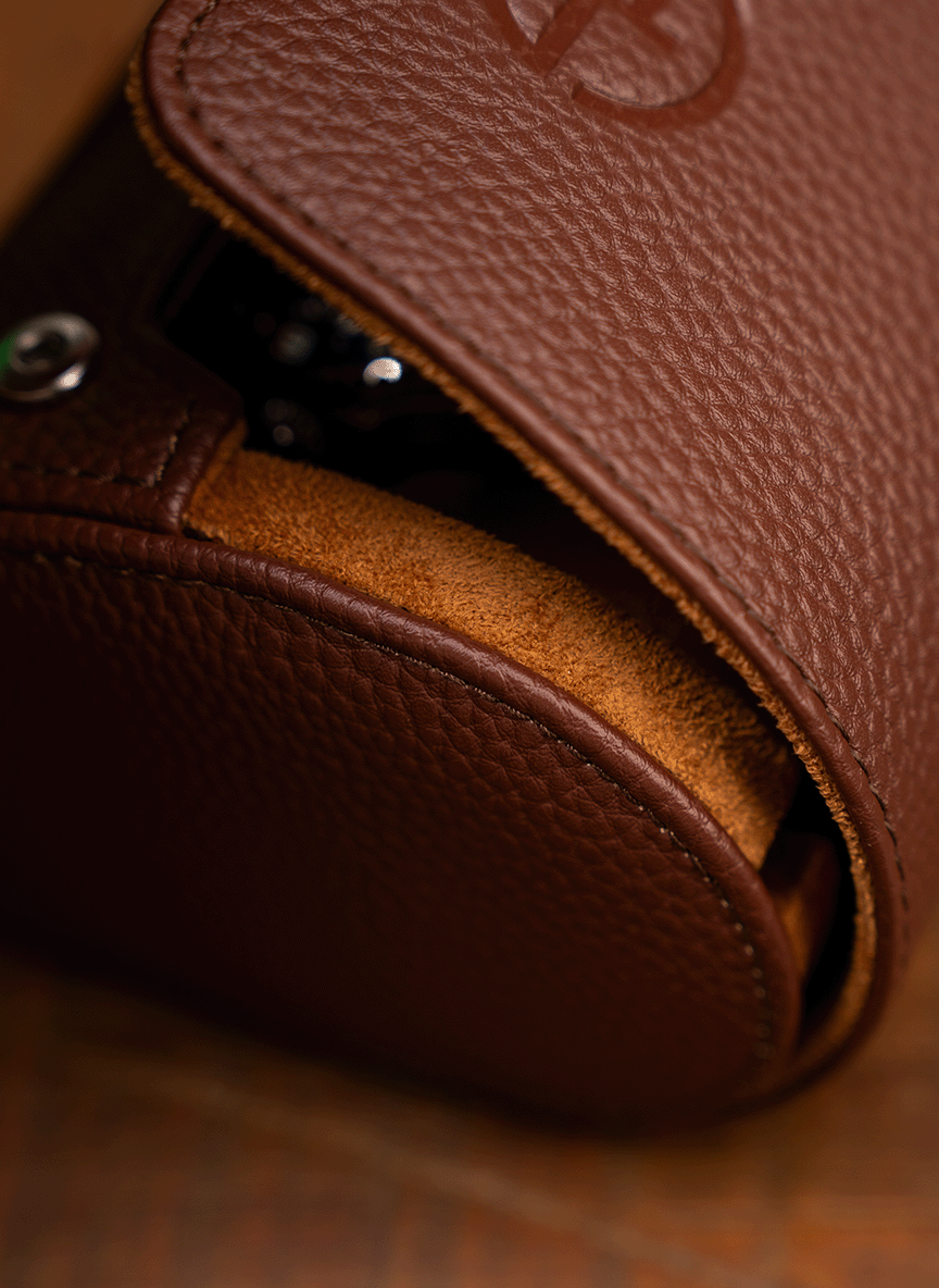 Brown Watch Roll – One Watch