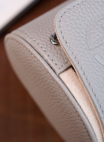 Astuccio grigio per orologi – Due orologi