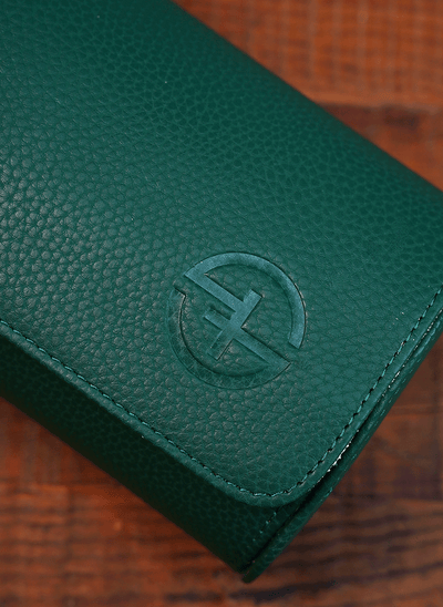 Astuccio verde per orologi – Tre orologi