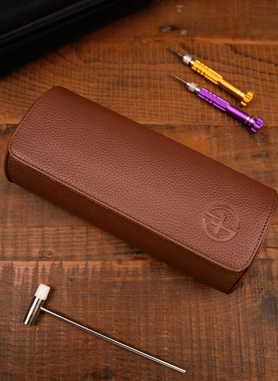 Astuccio marrone per orologi – Tre orologi