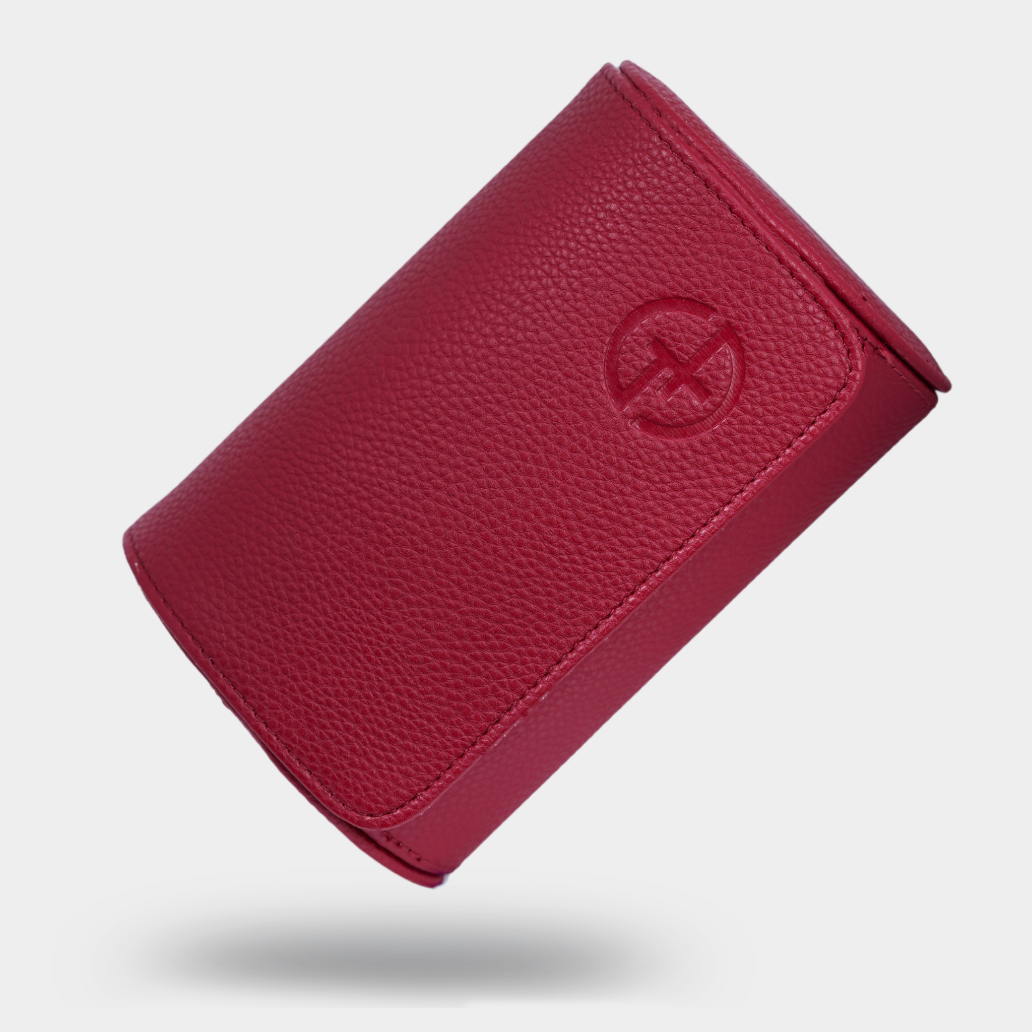 حافظة ساعة حمراء – ساعتان